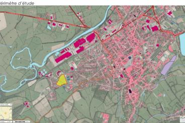 plan localisation zone d'étude